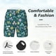 thumbnail image 3 of Fotbe Floral Traje de Baño para Hombre – Shorts de Natación de Secado Rápido con Forro y Bolsillos-Small, 3 of 6