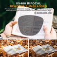 thumbnail image 2 of Gafas de sol bifocales para leer ZESAKER para mujeres y hombres con protección UV400, 2 of 7
