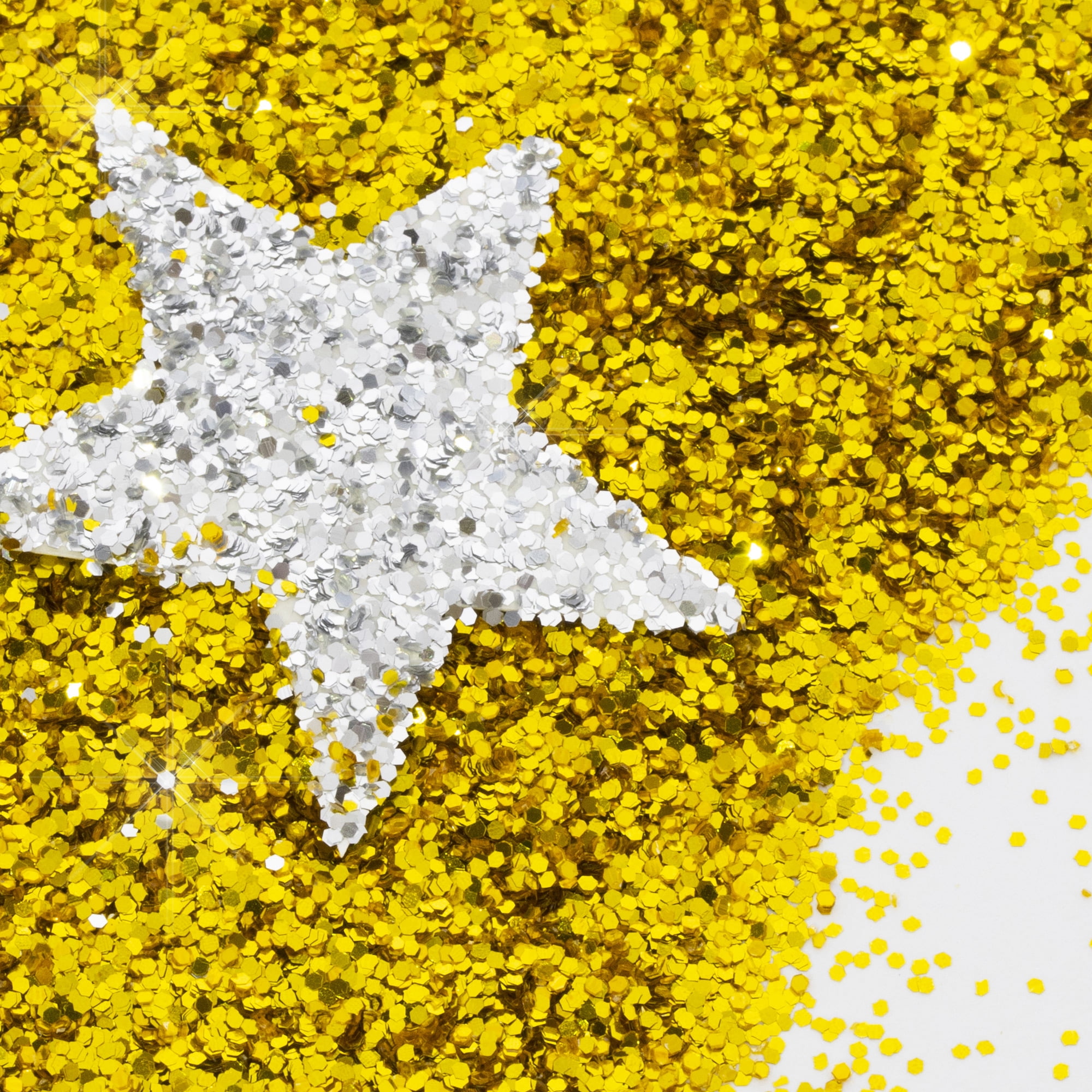 Bazic Glitter Shaker Medium 1lb Gold
