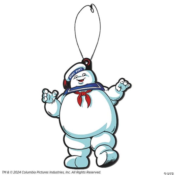 Morris Costumes MASFSP115 3.5 in. Ghostbusters Stay Puft Marshmallow Man Vanilla Fear Freshener