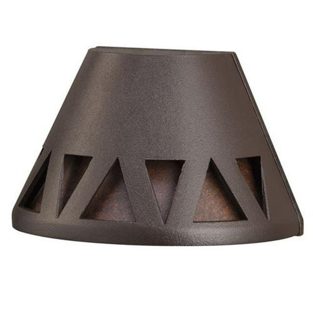 Kichler Lighting 16112AZT27 Overlay 2700K LED Deck Light, Textured Architectural Bronze