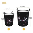 thumbnail image 5 of XMXT Collapsible Laundry Basket, Electronic Handle Game Polyester Waterproof Laundry Hampers Dirty Clothes Hamper, 40L, 5 of 8