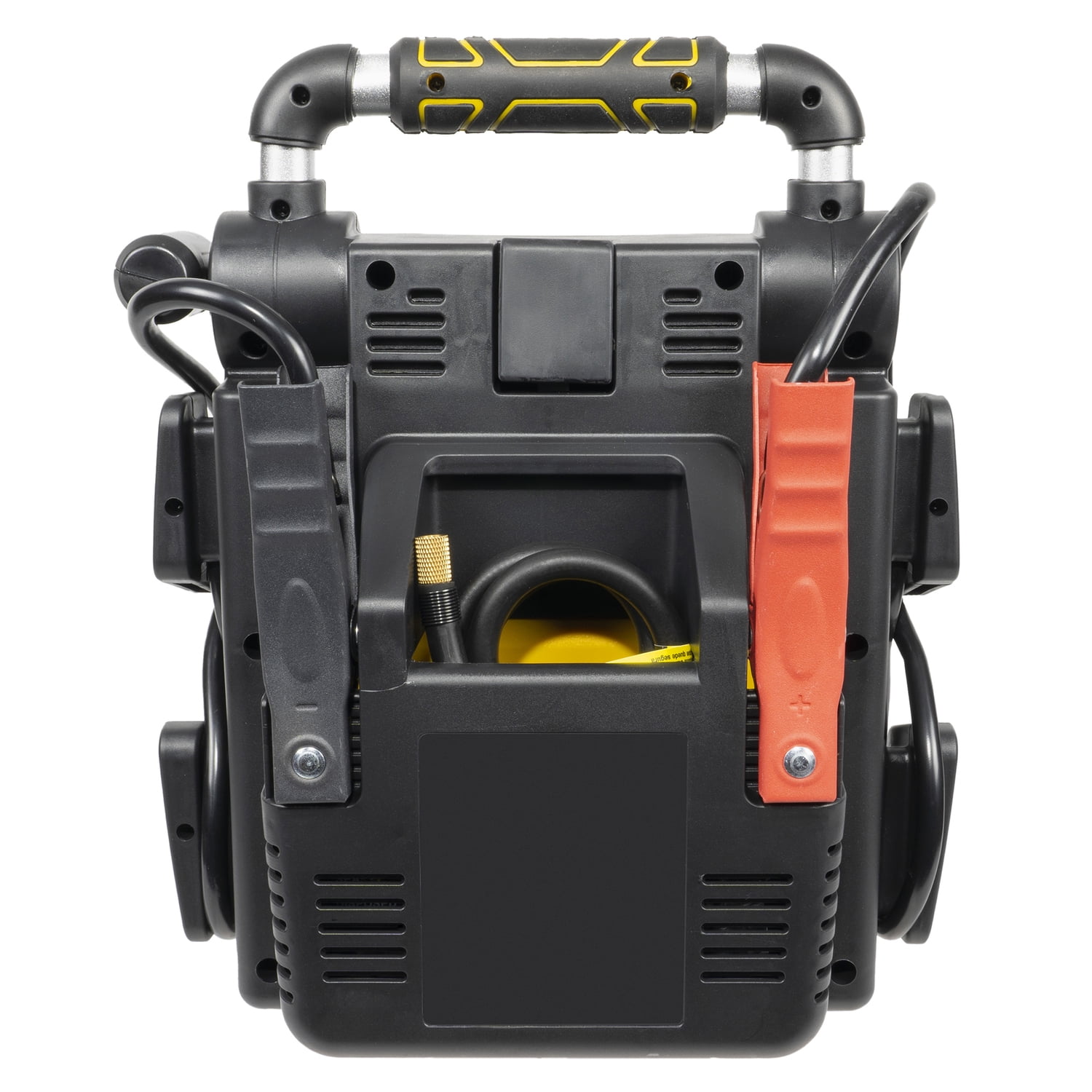 Braun J7C09D Digital Portable Power Station Jump Starter: 1400/700 Instant Amps, 120 PSI Air Compressor, 3.1A USB Ports, Battery Clamps