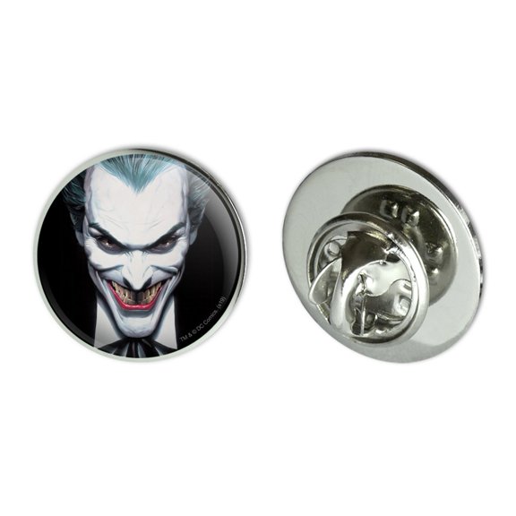 Batman Alex Ross Joker Head Metal 0.75" Lapel Hat Pin Tie Tack Pinback
