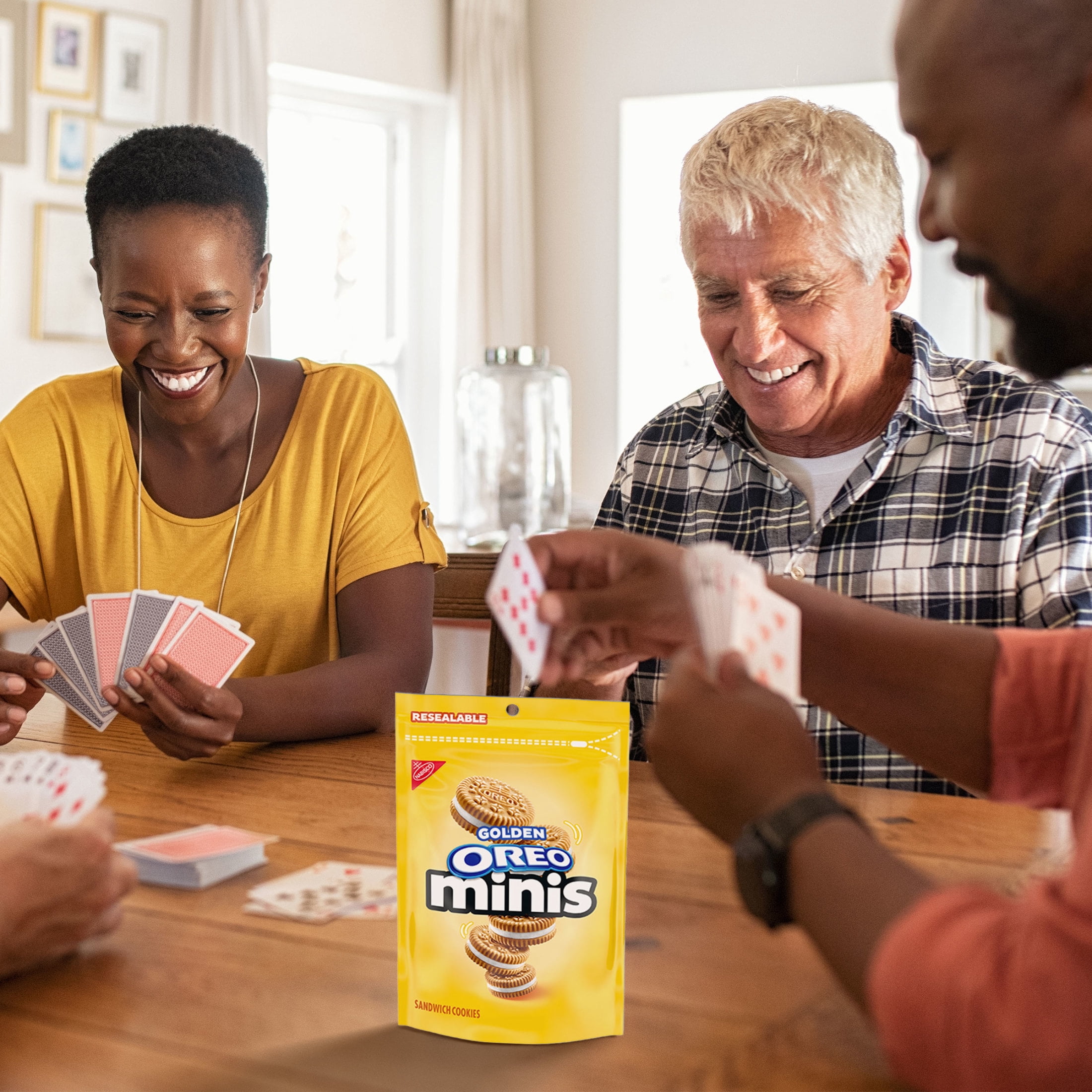 OREO Minis Golden Sandwich Cookies, 8 oz