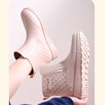 thumbnail image 5 of Willtoo Women Waterproof Short Rain Boots, Lightweight Non‑Slip Ankle Rain Booties, Elastic Weather‑Resistant Outdoor Rain Shoes, 5 of 6