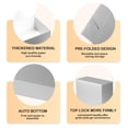 thumbnail image 3 of Cajas de regalo NEWSNOW, 23 x 15 x 8 cm, 10 unidades, color plateado, 3 of 7
