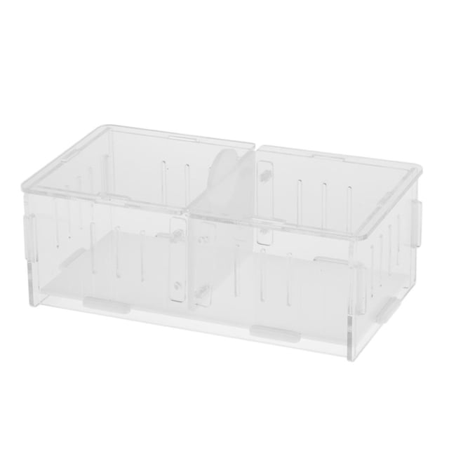 Ara?a Insecto Cricket Tanque Vivarium Jaula Caja Acrílico Terrario Cajas Transparentes Sunnimix Contenedor de alimentación de reptiles