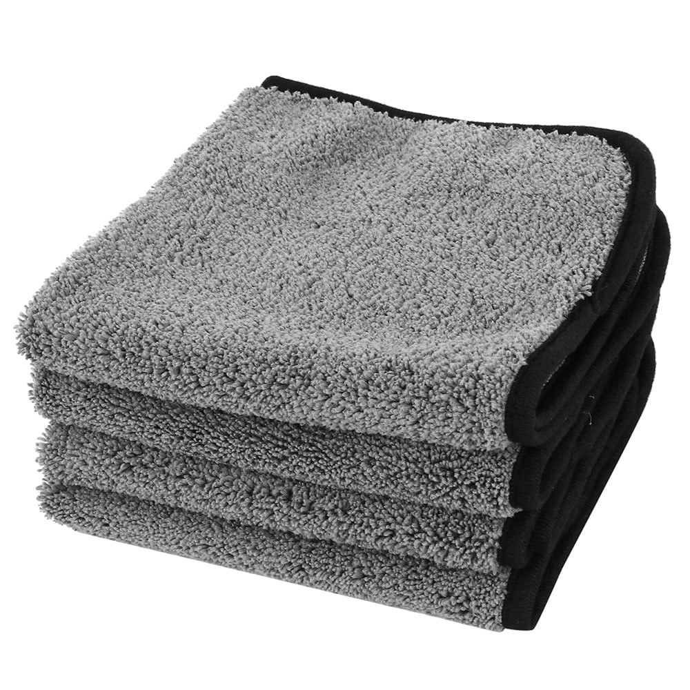HOTBEST 8Pcs Professional Car Polishing Cloth Dry Cloth Microfiber