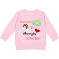 thumbnail image 2 of Inktastic Someone in Georgia Loves Me Toddler Sweatshirt, 2 of 4