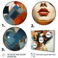 thumbnail image 3 of Designart "Essence of Jazz in Orange Tones III" People Wall Art - Global Orange African American Art Bedroom Canvas Wall Art, 3 of 4