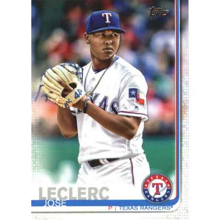 2019 Topps #174 Jose Leclerc Texas Rangers Baseball Card -