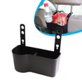 thumbnail image 1 of 1 soporte para bebidas para reposacabezas de coche, color negro, clásico, portátil, con respaldo ajustable, bandeja para coche de calidad para todas tus necesidades., 1 of 5