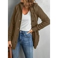 thumbnail image 5 of Eytino Hooded Cardigan Sweaters for Women Long Sleeve Button Down Knit Sweater Coat Outwear with Pockets, 5 of 7