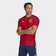 thumbnail image 2 of adidas Spain Authentic World Cup 2022 Home Jersey (as1, Alpha, s, Regular, Regular, Small) Red,Navy, 2 of 7