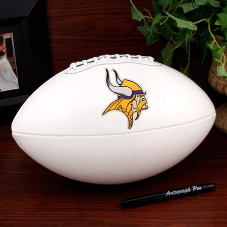 - Minnesota Vikings Rawlings Signature Series Official Size Autograph Football - No Size