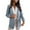 Blue, variant on Women's Casual Blazers Open Front Cardigan Long Sleeve Work Office Suit Jackets Blazer with Pockets