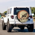 thumbnail image 2 of Spare Tire Cover with Backup Camera Hole, Universal Wheel Tire Cover Tire Protectors for Trailer RV Van SUV Truck Camper and Many Vehicle, 2 of 10