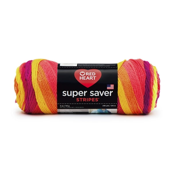 Red Heart Super Saver Size 4 Acrylic Economy Buff Fleck Yarn, 260 yd