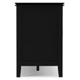 thumbnail image 2 of Simpli Home Artisan 72 inch Wide Solid Wood TV Stand in Black For TVs up to 80 inches, 2 of 13