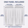 thumbnail image 6 of Easy-Going White Sheer Outdoor Curtains 54" x 120", 6 of 7