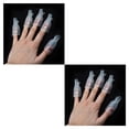 thumbnail image 1 of Vogacara 10 Uds Nail Art Soak Off Clip Cap Gel removedor de esmalte herramienta de envoltura para dedos cuidado de uñas eliminación de barniz Transparente 2piezas Vogacara CBP009173, 1 of 1
