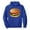 Blue, variant on Burger Mess Pullover Hoodie for Men and Women Casual Funny Hooded Sweatshirts Long Sleeve Fall Pullover Tops Beige 150