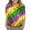Gold, variant on Tfken Mardi Gras Girls Shirts Stripe Print Crew Neck 3/4 Sleeve Girls Carnival Fashion Casual Tee Kids Cute Tshirts Gold Size 3-4 Years