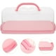 thumbnail image 2 of Caja de transporte de pasteles Carrier de postres transparentes Caja de pastel de pastel de mano, 2 of 8