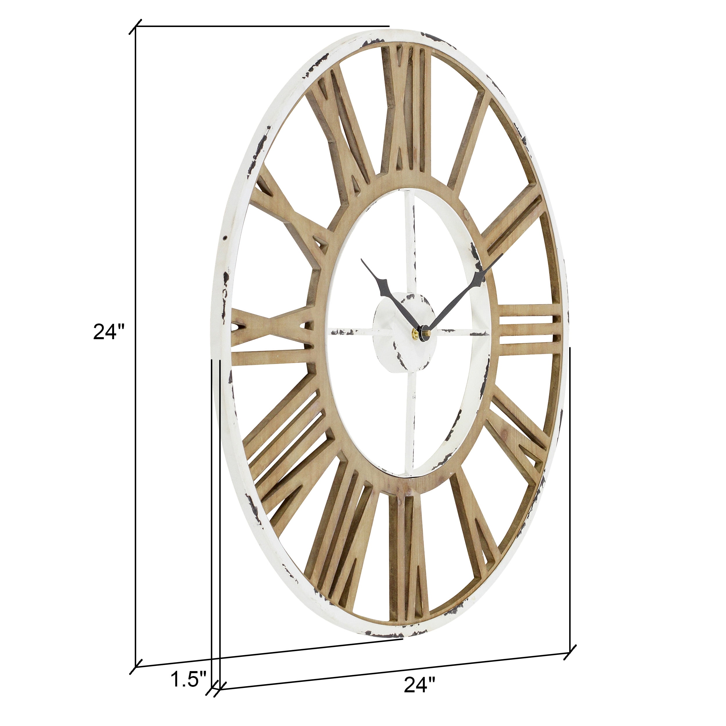 Janelle Farmhouse Wall Clock