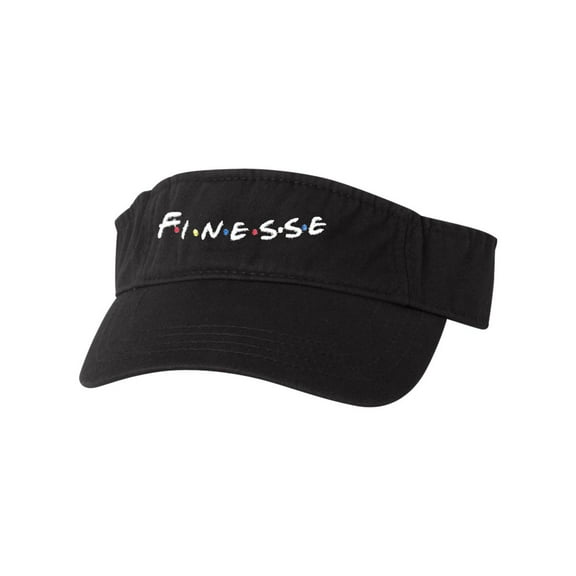 Adult Finesse Embroidered Visor Dad Hat