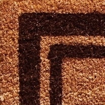 Calloway Mills Brown Border Doormat 24" x 36"