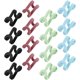 thumbnail image 1 of 50PCS Clothes Hanger Connector Hooks Used in Organizer Closets Closet Hangers Accessory White Thickened Plastic Stackable Hanger Link Hook- Space Saving., 1 of 5