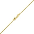thumbnail image 4 of 10K Yellow Gold 1.1mm Solid Diamond Cut Franco Chain Necklace (22"), 4 of 4