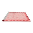 thumbnail image 2 of Ahgly Company Machine Washable Indoor Square Abstract Red Modern Area Rugs, 6' Square, 2 of 4