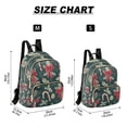 thumbnail image 2 of FORMRS Mini Backpack Purse for Women Travel Daypack Casual Shoulder Bag, Green Christmas Candy Canes, 2 of 7