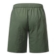 thumbnail image 3 of Ceisia Summer Men's Quick Dry Ice Silk Running Shorts Casual Solid Color Nylon Shorts with Pockets Army Green XXL Gifts, 3 of 5