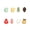 C, variant on 5pcs Mini Ceramic Vase Fridge Magnets, Cute Small Vases Refrigerator Magnet, Artificial 3D Flowers Plant Decor for Refrigerators Kitchen Office Dorm Locker