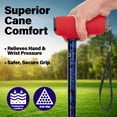 thumbnail image 6 of 2-Pack Top Glides Cane Grip Covers (RED), 6 of 6