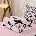 thumbnail image 5 of Manfei Black Bow Heart Zipper Full Size Comforter Sets with Fitted Sheet and 2 Pillowcases For Girl,Coquette Ribbon Bowknot Zipper Bedding Set For Kids,Colorful Stars Reversible,4 Pieces, 5 of 7