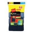 thumbnail image 2 of Men's Fresh IQ ComfortSoft Waistband Boxer Brief 5+1 Free Bonus Pack, 2 of 2