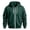 Army Green, variant on LYSMORA Men's Full Zip Hooded Sweatshirt, Solid Color Long Sleeve Loose Fit Zip Up Hoodie Jacket With Side Hand Pockets