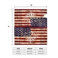 thumbnail image 6 of PHELIKA American Flag Painted Wood Wall Adventure Awaits Mountain Compass White Magnetic Mailbox Covers Standard Size 21"H x 18"W, 6 of 8