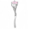 thumbnail image 3 of Rings for Women Silver 316L Stainless Steel DA384 - AAA Grade Cubic Zirconia in Rose, 3 of 6