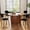 Black, variant on Skandiquip Stackable Dining Chairs Set of 4, Upholstered Kitchen Chairs with Foam Cushions, Steel Frame Waiting Room Chairs, Black