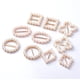 thumbnail image 2 of Cinta deslizante hebillas 10 piezas de Hebillas Artesanal Tarjeta de Invitación de Decorativo, 2 of 9