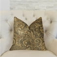 thumbnail image 2 of Plutus PBRA2249-2424-DP Coussin de Luxe Brun Champ de Cyprès 24 x 24 Po, 2 of 3