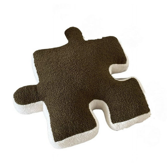 Plush Puzzle Pillow, Soft Sofa Bed Pillow, Puzzle Block Plush Backrest, Floor Mat-Jinjin
