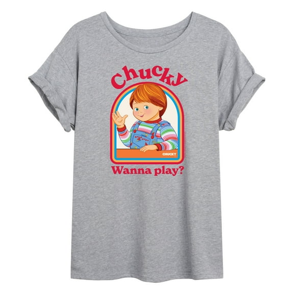 Chucky - Friendly, Wanna Play - Women's Oversized T-Shirt