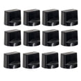 thumbnail image 2 of 12 PCS Electric Guitar Knobs Top Hat /Volume Control Black, 2 of 8